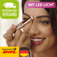Präzisions Augenbrauen Trimmer mit LED Licht - Waagemann