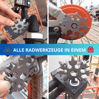 18in1 Schneeflocken - Multifunktionswerkzeug aus Edelstahl mit edler Geschenkbox - Waagemann