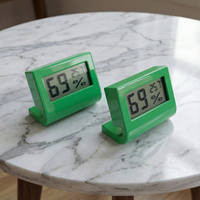 2 STÜCK Elektronisches LCD-Thermometer & Hygrometer mit Ständer