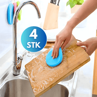 Antibakterieller Wiederverwendbarer Silikon - Mehrzweckschwamm (4er Set) - Waagemann