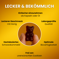 Bärenkraft Schwarzkümmelöl Gummibärchen 60Stk - Waagemann