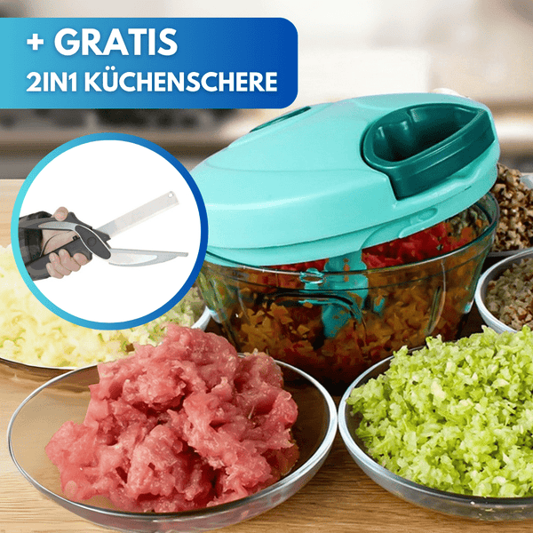 Der Flinke Zerkleinerer + 2in1 Küchenschere GRATIS - Waagemann