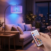 E27 3W RGB LED Glühbirne mit Farbwechsel Kerzenlicht Lampe mit Fernbedienung - Waagemann
