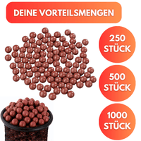 Harte Tonkugeln für Steinschleuder (100% biologisch abbaubar) - Waagemann