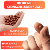 Harte Tonkugeln für Steinschleuder (100% biologisch abbaubar) - Waagemann