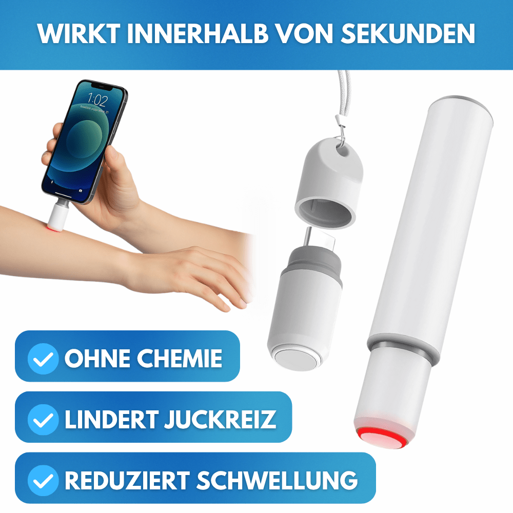 HEALY™ Insektenstichheiler für Handy mit extra Powerbank - Waagemann