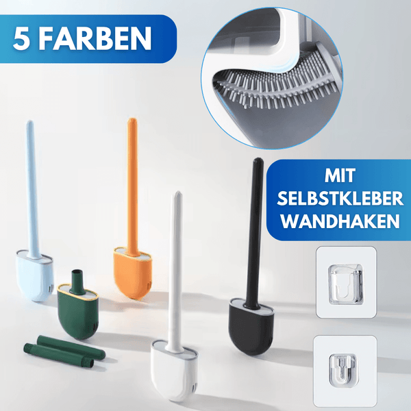 Hygienische Silikon WC - Bürste - Waagemann