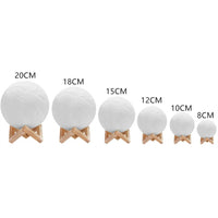 Individuelle 3D Foto Mondlampe - Waagemann
