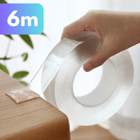 InfinityTape - Ultra starkes doppelseitiges NANO - Klebeband (wiederverwendbar) - Waagemann