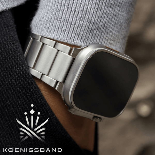 KOENIGSBAND - TITAN ARMBAND FÜR APPLE WATCH - Passend für alle Modelle - Waagemann