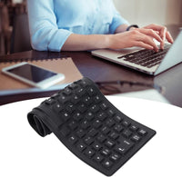 Lautlose Wasserdichte Faltbare Flexible USB Tastatur ebay - Waagemann