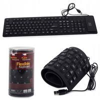 Lautlose Wasserdichte Faltbare Flexible USB Tastatur ebay - Waagemann