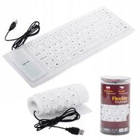 Lautlose Wasserdichte Faltbare Flexible USB Tastatur ebay - Waagemann