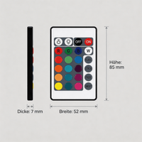 LED Lichtmodul mit Fernbedienung & Touch - Bedienung - 16 Farben - Mondlampe LED Modul - Waagemann