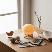 LED Lichtmodul mit Fernbedienung & Touch - Bedienung - 16 Farben - Mondlampe LED Modul - Waagemann