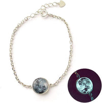 'Leuchtender Mond' Armband - Fluoreszierend (leuchtet in der Nacht) - Waagemann