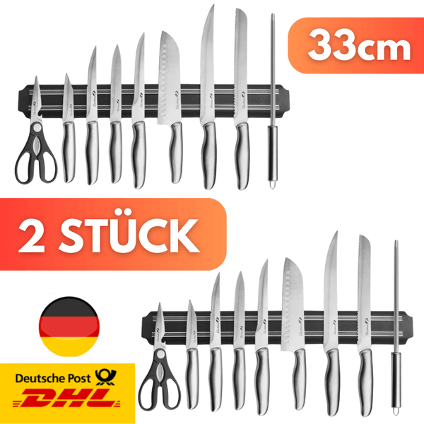 Magnetische Messerleiste 33cm (2 STÜCK) - Waagemann