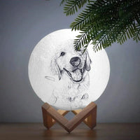 Personalisierte 3D Foto Mondlampe - Das Original von Waagemann - Waagemann