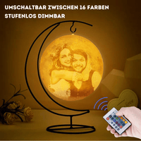 Personalisierte 3D Foto Mondlampe - Das Original von Waagemann - Waagemann