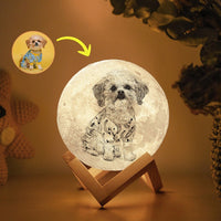 Personalisierte 3D Foto Mondlampe - Das Original von Waagemann - Waagemann