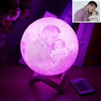 Personalisierte 3D Foto Mondlampe - Das Original von Waagemann - Waagemann