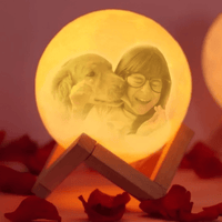 Personalisierte 3D Foto Mondlampe - Das Original von Waagemann - Waagemann