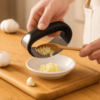 Premium Edelstahl - Knoblauchpresse - Waagemann
