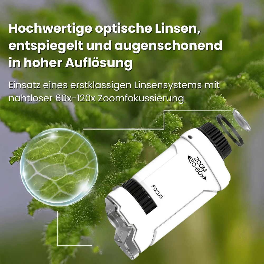 TaschenTüftler™ - Das Taschenmikroskop für Kinder – Waagemann