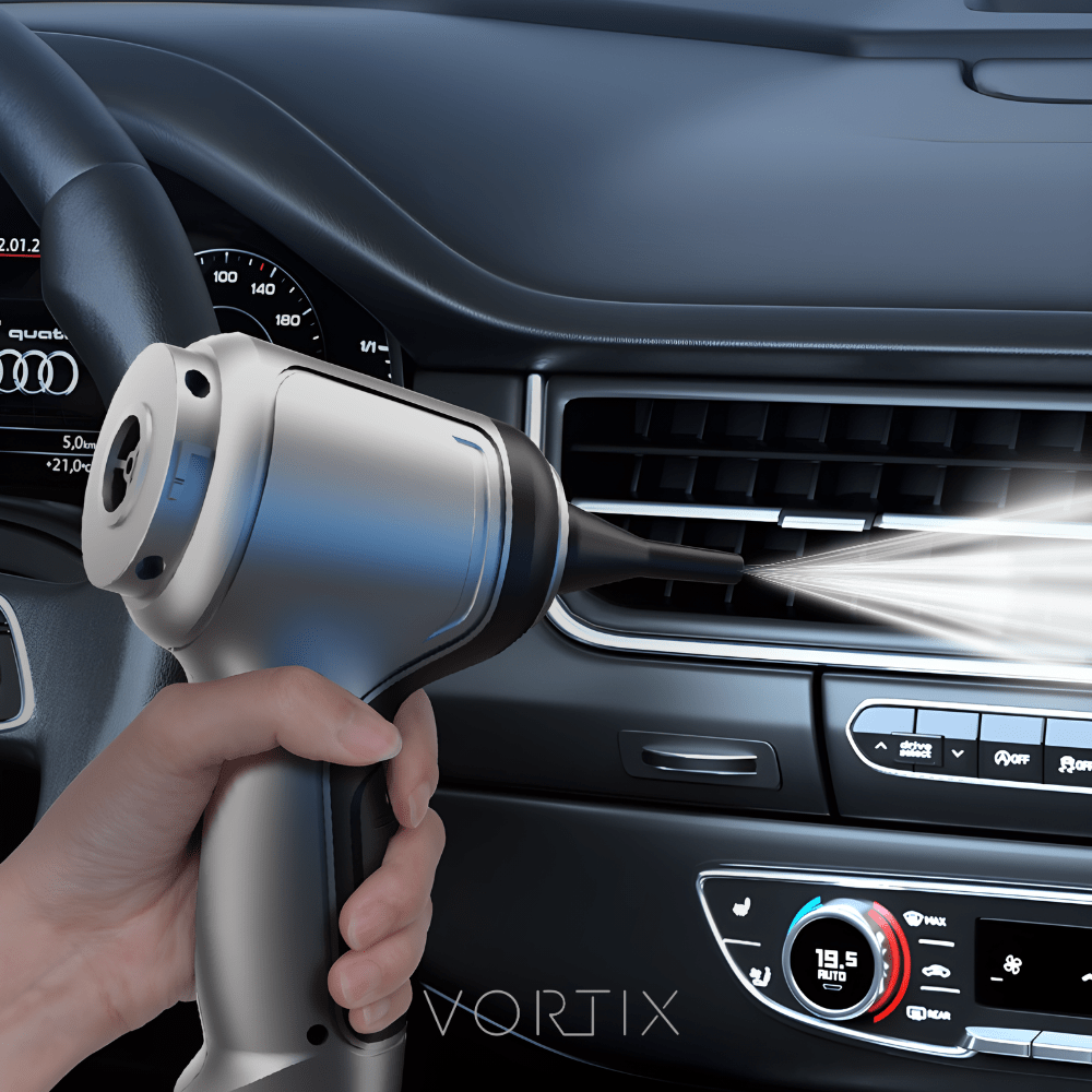 Vortix – Leistungsstarker Auto - Staubsauger & Druckluftgebläse - Waagemann