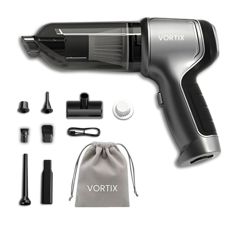 Vortix – Leistungsstarker Auto - Staubsauger & Druckluftgebläse - Waagemann