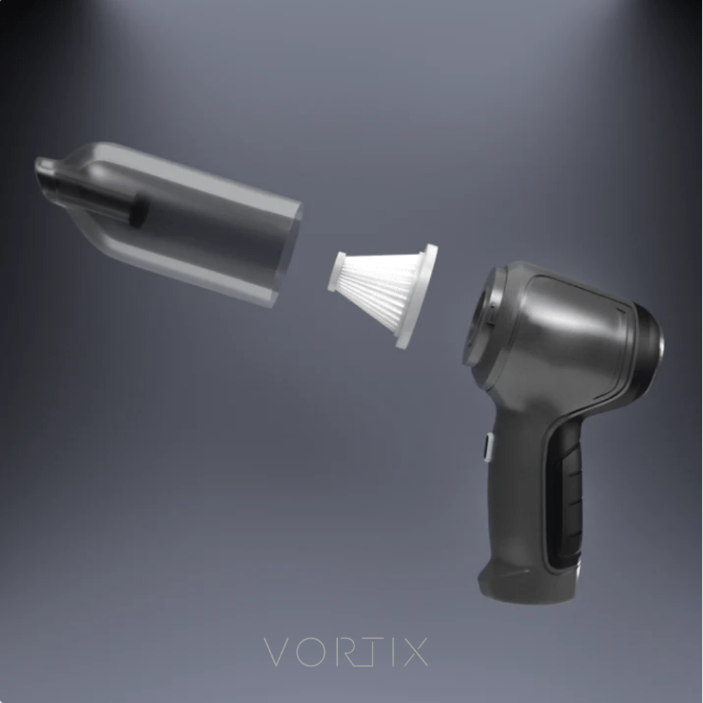 Vortix – Leistungsstarker Auto - Staubsauger & Druckluftgebläse - Waagemann