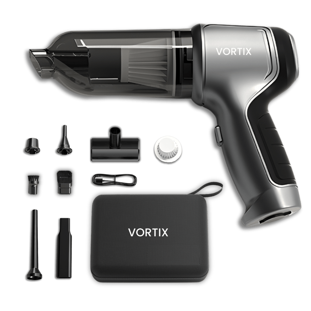Vortix – Leistungsstarker Auto - Staubsauger & Druckluftgebläse - Waagemann