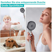 Wassersparender 5 Modi Duschkopf mit 3 - fach Filter - Waagemann