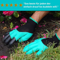 1 Paar Gartenhandschuhe mit 4 Krallen zum Graben Garten Handschuhe Gartenarbeit - Waagemann