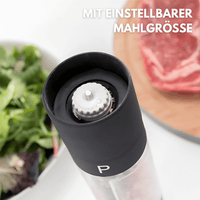 2 IN 1 Salz & Pfeffermühle mit einstellbarer Mahlgröße - Waagemann