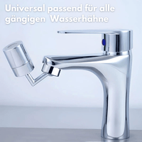 3 Stufen Anti-Spritz 360° Wasserhahndüse - Universal passend - Waagemann