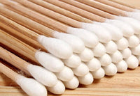 Bambus Wattestäbchen mit Bio-Baumwolle | 800 Stück - Waagemann