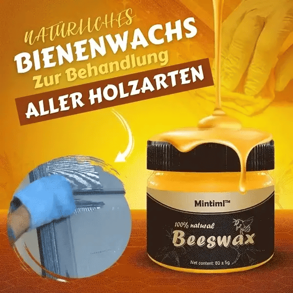 BEEWAX Original natürliches Bienenwachs Möbelpflege Politur Möbelwax Holzpflege - Waagemann