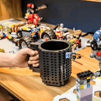 Build-On Kaffeetasse mit Bausteinen - Heißgetränke geeignet (4 FARBEN) - Waagemann