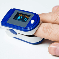 Finger SpO-2 Pulsoximeter Blutdruck Messgerät mit OLED Bildschirm - Waagemann