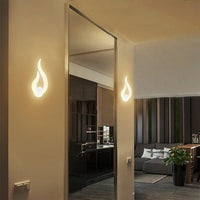 Flammen-Design LED Wandlampe - Waagemann