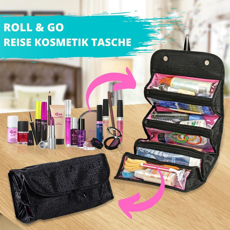 Fold&Go Faltbarer Kosmetiktaschen-Organizer – Waagemann