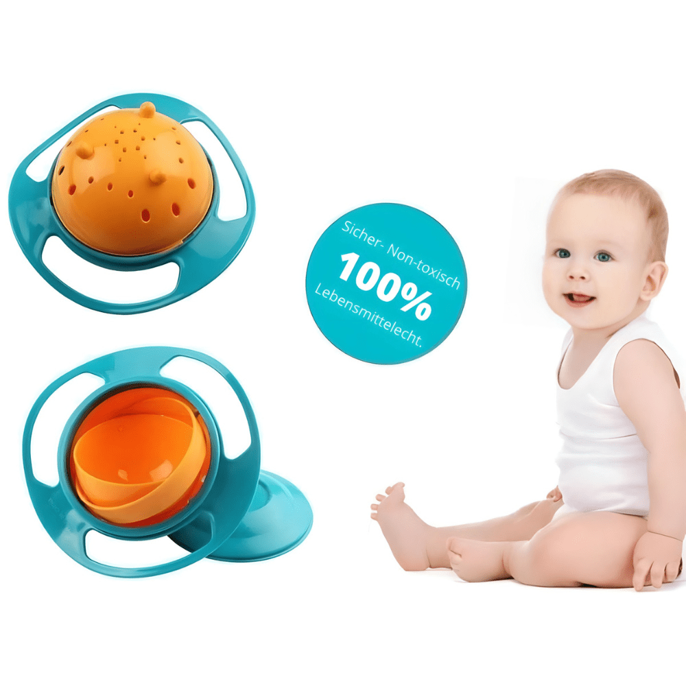 Gyro360° Babyschüssel - Mahlzeiten ohne Kleckern! - Waagemann