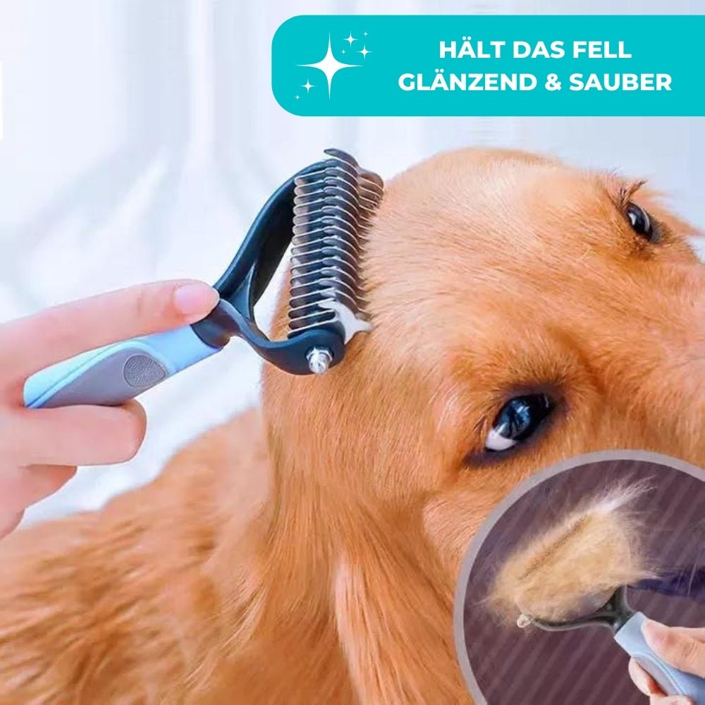 Swihauk Selbstreinigende Zupfbürste Für Hunde & Katzen – Hautfreundlich, Gegen Haarausfall, Mit Auslöseknopf