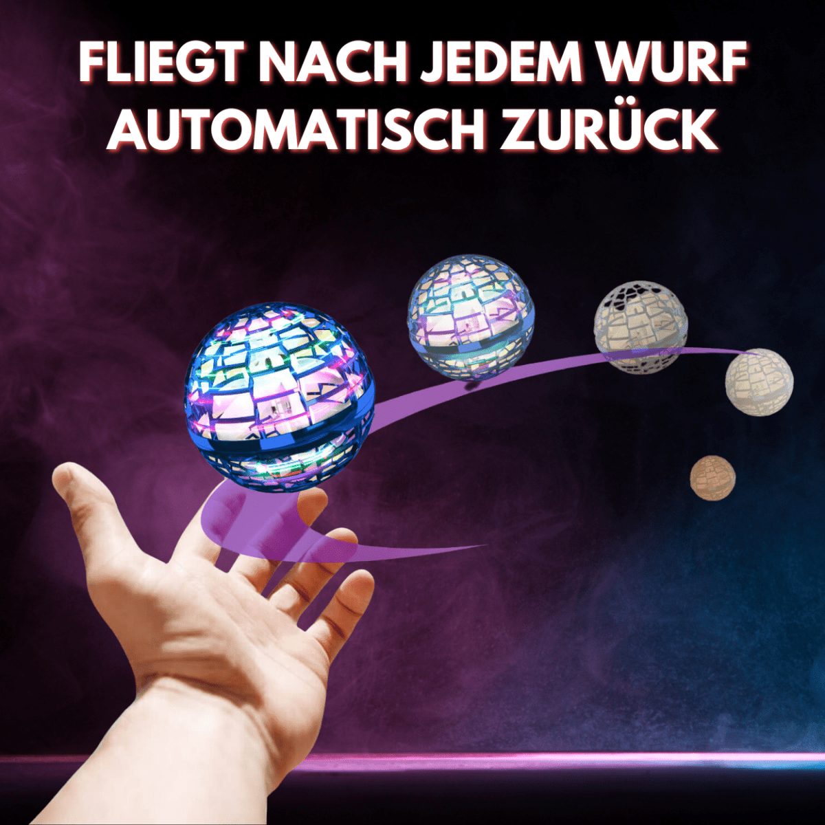 HoverBall - Die fliegende Bumerang Drohne - Waagemann