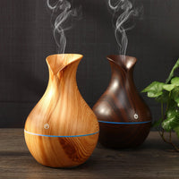LED Aroma Diffuser und Luftbefeuchter in Eichenoptik - Waagemann