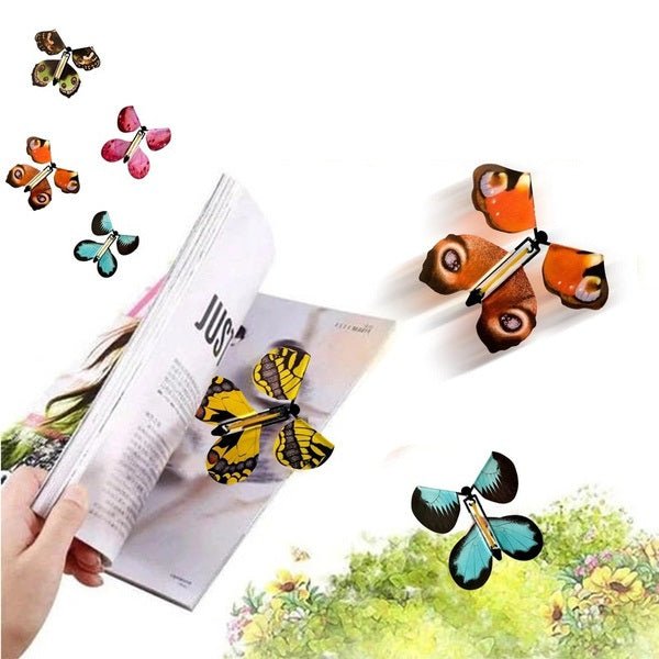 Magischer Schmetterling Impulse Weiß - Packung mit 10 Stück - Send