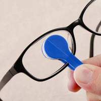 Mini Brillenglas-Reiniger mit Mikrofaser-Bürstköpfen - Waagemann