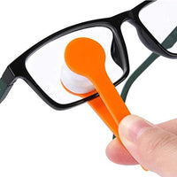 Mini Brillenglas-Reiniger mit Mikrofaser-Bürstköpfen - Waagemann