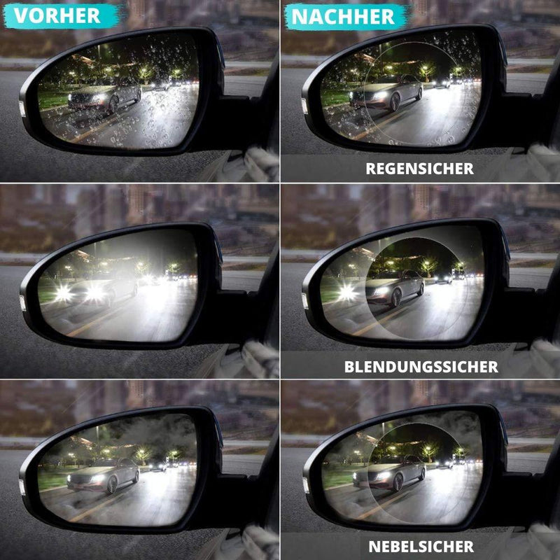 Seitentürspiegelkappe, Außenspiegelabdeckungen, robust, alterungsbeständig,  schlagfest, einfache Installation für das Auto(Glänzend schwarz) :  : Auto & Motorrad